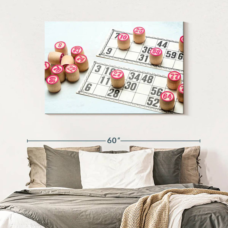 Senne Bingo Game, 32" H x 48" W