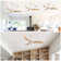 52 In. 3 Reversible Blades Adjust Height Ceiling Fan With Dimmable Led Light & Remote Control