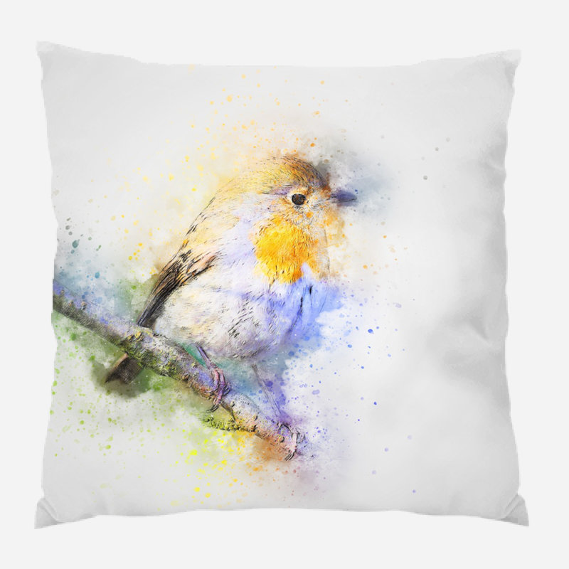 Outdoor Reversible Throw Pillow, Microsuede, Indoor