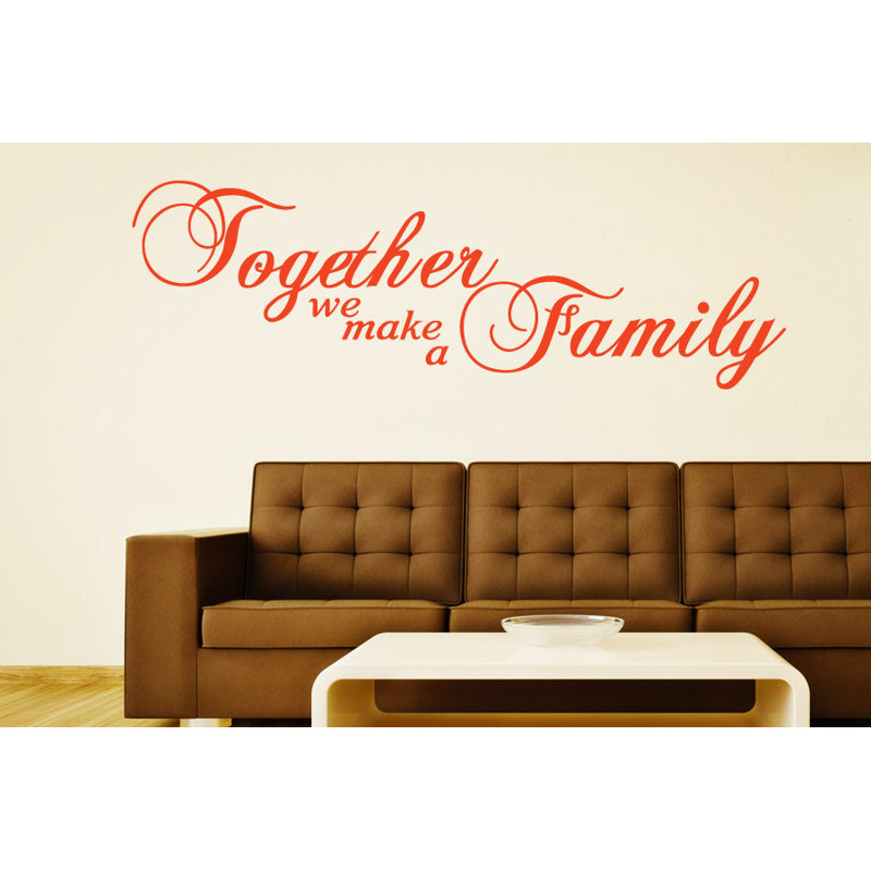 Wall Decal, Orange, Large