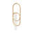 Sephra Metal Loop Glass Wall Planter-1913908118