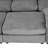Roomfitters 121.3" Sectional Couch Sofa Bed, Modular Sofa with Two Movable Ottomans, Gray-114342316