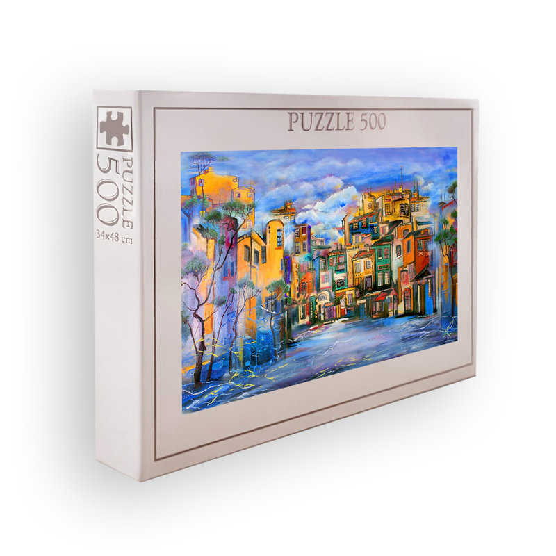 500-Piece Puzzle, 100% Cardboard, 18.9 x 13.4 inches | Box Size: 13.2 x 9.1 x 2.0 inches | Perfect for Family Fun & Relaxation, High-Quality, Durable Pieces for Easy Assembly, Ideal Gift for Puzzle Lovers