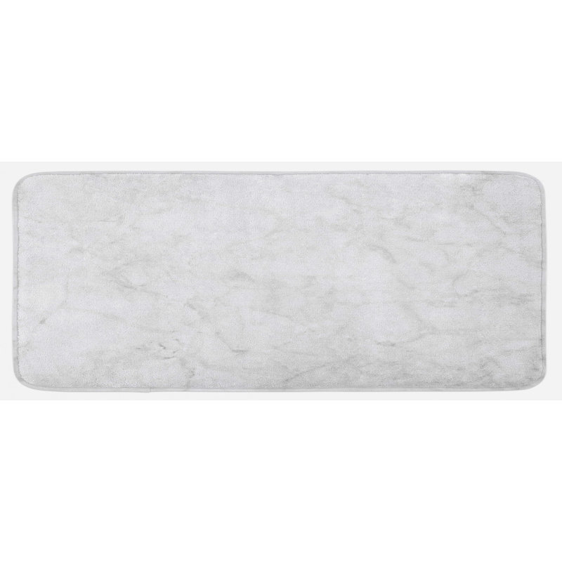 Tapis de cuisine abstrait gris granit