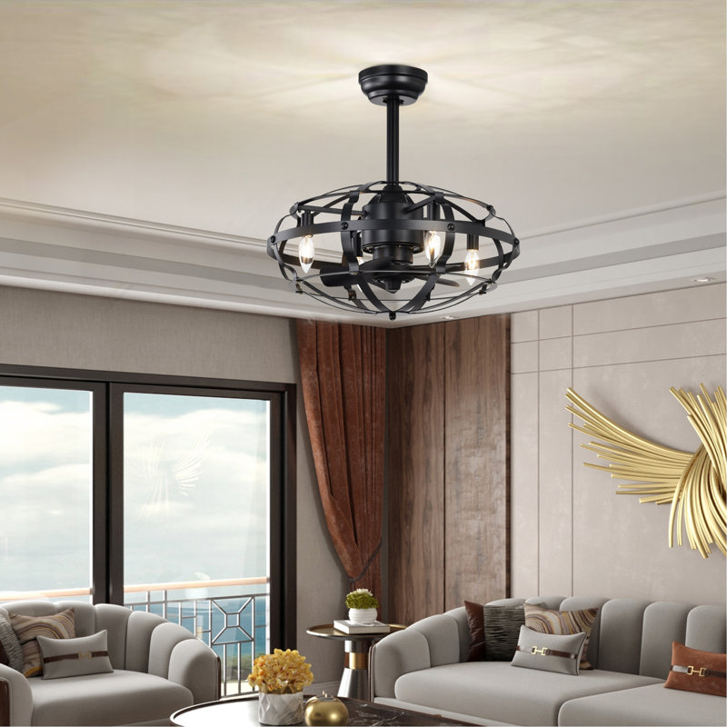 Ventilateur de plafond industriel Hot Sell, Noir
