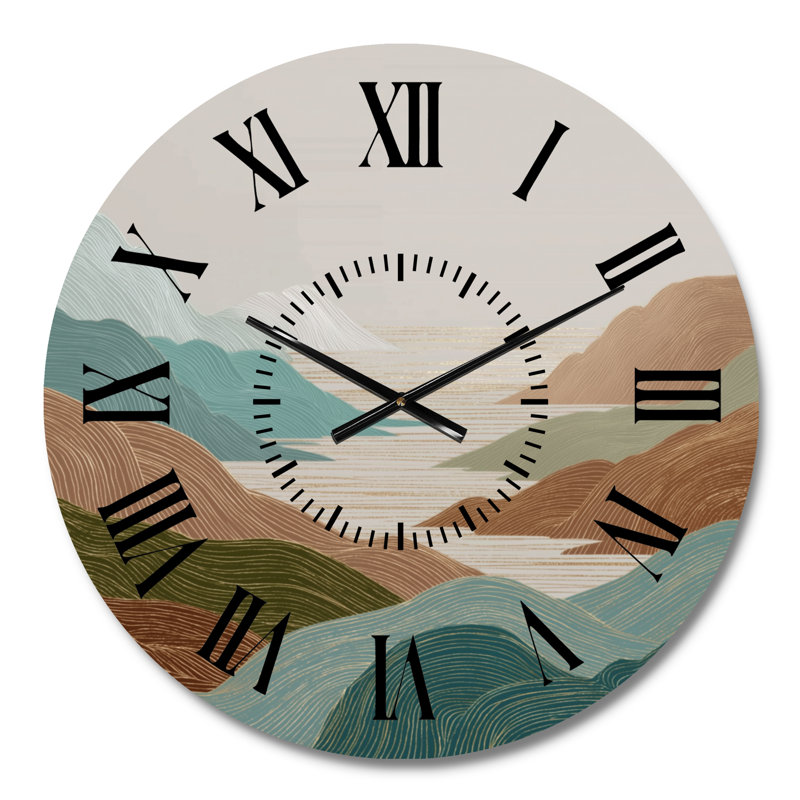 Horloge murale Mid-Century, Petit