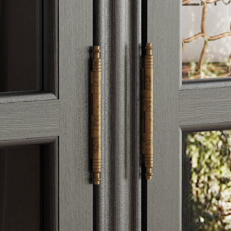 Armoire garde-manger H 47,2 po avec 4 portes en verre