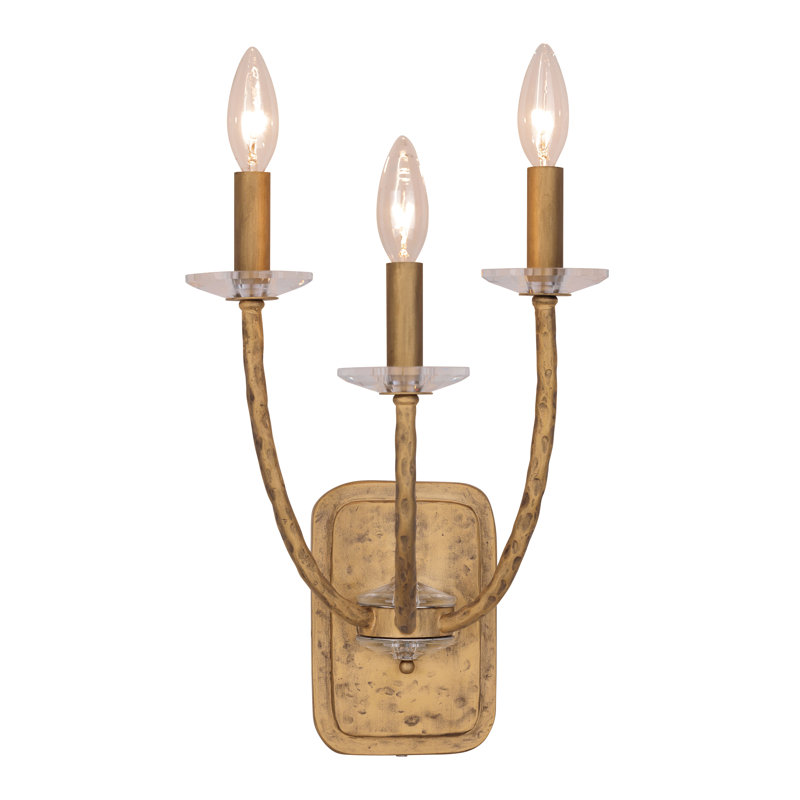 Joleon Steel Candle Wall Light