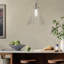 Luminaire suspendu traditionnel 1 lumière avec verre-111187554-111187555-111187559