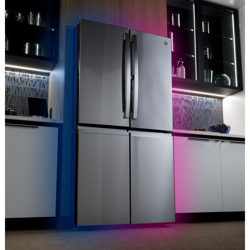 Profile 4-door French Door Refrigerator 28.4 Cu.ft. Stainless Steel - Pad28bytfs