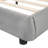 Queen Size Velvet Upholstered Platform Bed,Solid Frame And Stylish Curve-Shaped Design-323356587