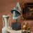 Ancient Roman Pompeii Gladiator Helmet Statue