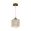 1 - Light Natural Dome Pendant
