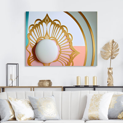 Lune blanche se levant - reproduction sur toile