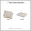 Ensemble de housse de couette en coton taupe-126520877-126520875