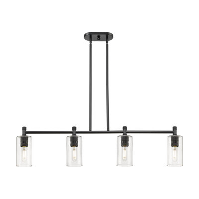 Luminaire suspendu pour îlot 4 lumières Crown Point