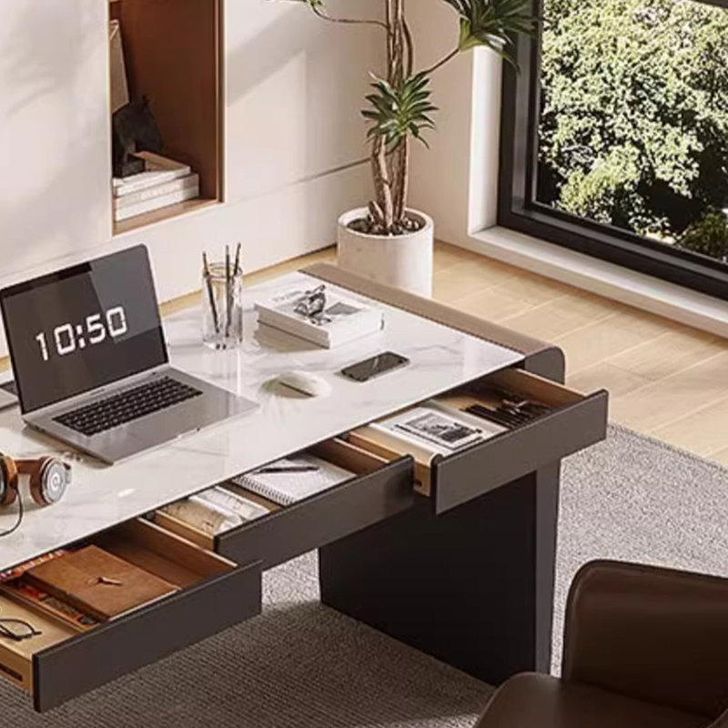 Bureau exquis haut de gamme, H 29,52 po x l 70,86 po x P 23,62 po
