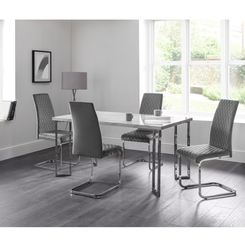 Savana 4 - Person Dining Set, Grey