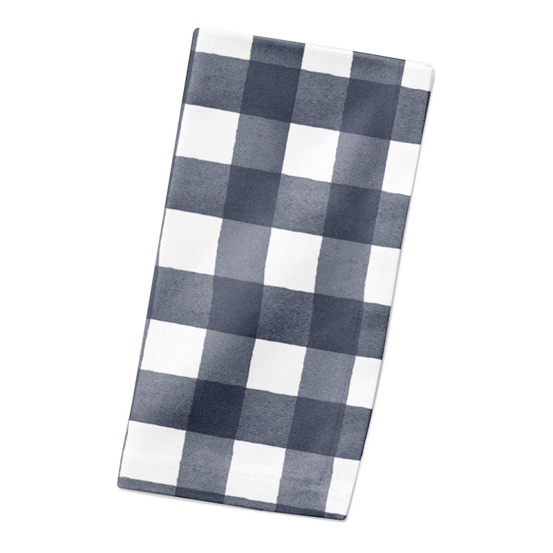 Iliani Cotton Blend Gingham Square Napkin