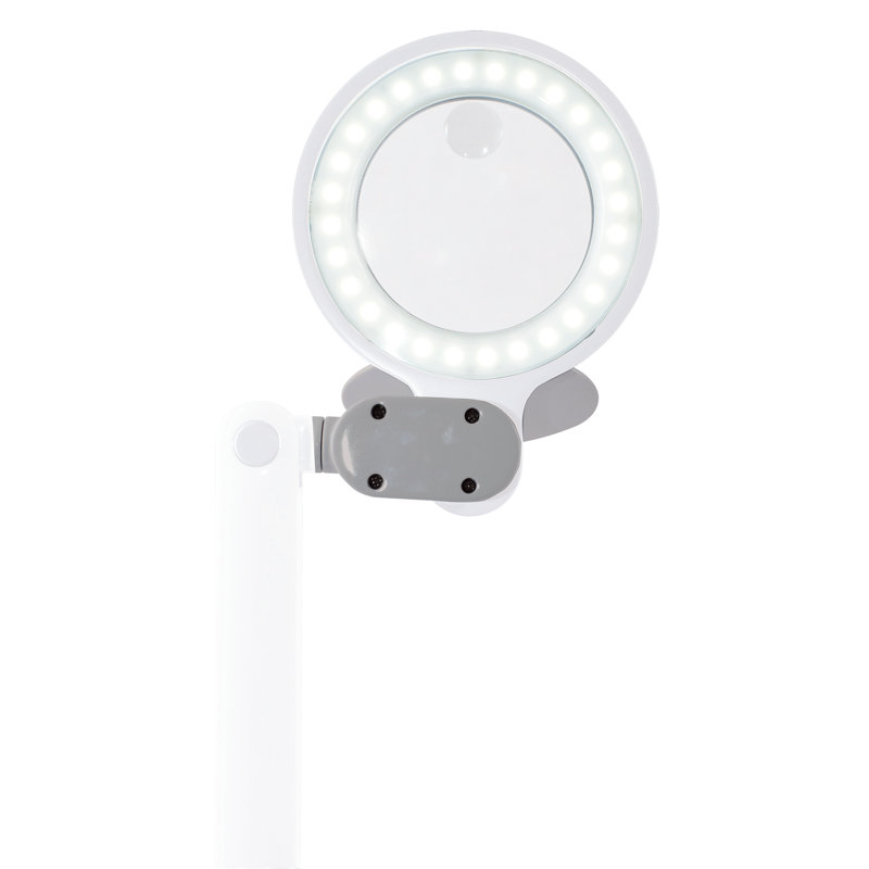 Lampe de bureau à DEL à économie d'espace OttLite, Blanc