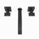 DreamLine Chesapeake 2 in. x 8 in. Wall Mounted Tub Faucet