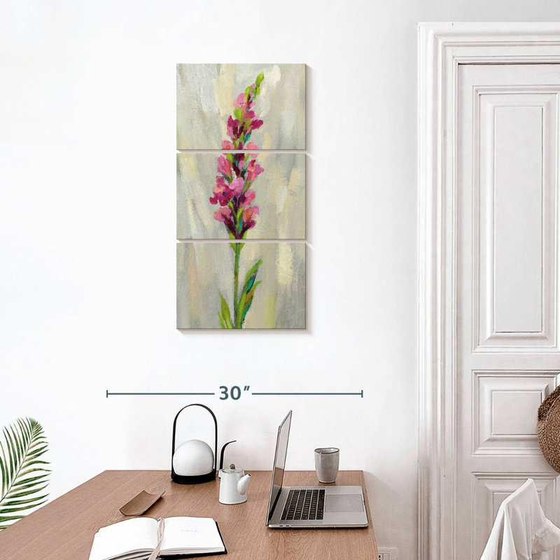 Single Stem Flower VII, 32" H x 15" W