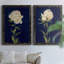PRETTY AS A PEONY I - Ensemble de 2 reproductions de cadres photo sur toile-1201202781-1201202726