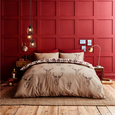 Stag Polycotton Duvet Cover Set