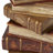 Montegue Stacked Books Glass Figurine Table