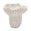 Jardinière corail sable et ciment 9,3 po x 9,7 po avec finition texturée beige
