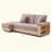 Convertible Sleeper Sofa Couch,Multifunctional Double Folding Sofa Bed,Storage Ottoman And Sofa Arm With  Box And Drawer, Drop Down Table With 2Cup Holders For Living Room,Apartment,Office-1001094362