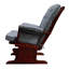 Fauteuil oscillant et repose-pieds
