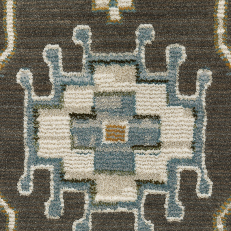 Eldyn Floral Oriental Grey/ Multi Area Rug, Runner 2'3" x 7'9"