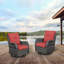 Swivel and sliding wicker patio chairs-2117509975-2119223131