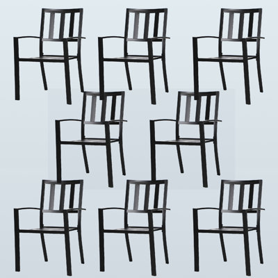 Stackable Outdoor Patio Dining Armchair