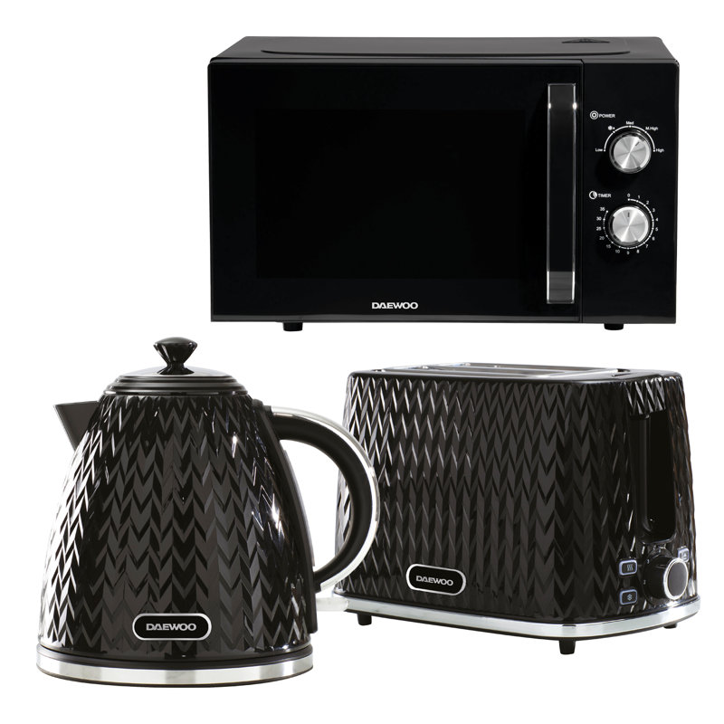 Daewoo Black Argyle Microwave