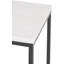 Sulav Marble and Metal Tall Square Side Table