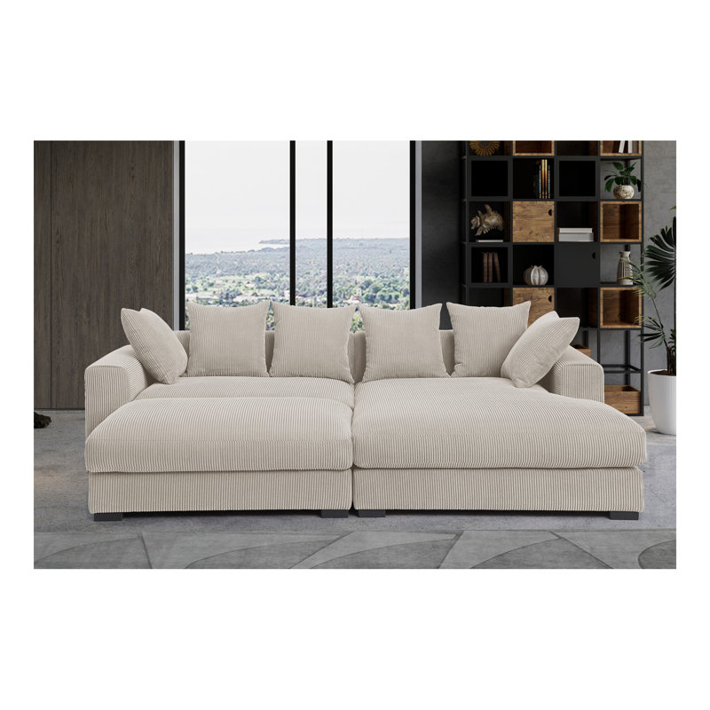 Canapé modulaire 3 pièces Naomi