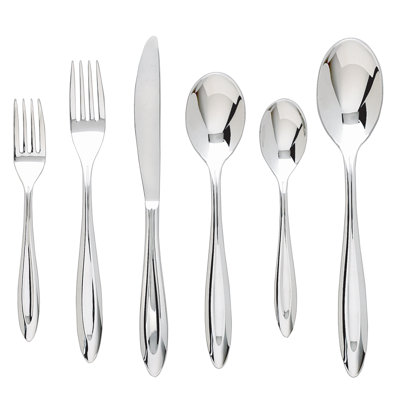 Ensemble de couverts 42 pièces en acier inoxydable 18/10 Fontur Platinum, service pour 8