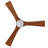52'' Smart Solid Wood Ceiling Fan With Remote, Light Kit IncludedWorks With Google Assistant And Amazon Alexa,Siri Shortcut.-70837330