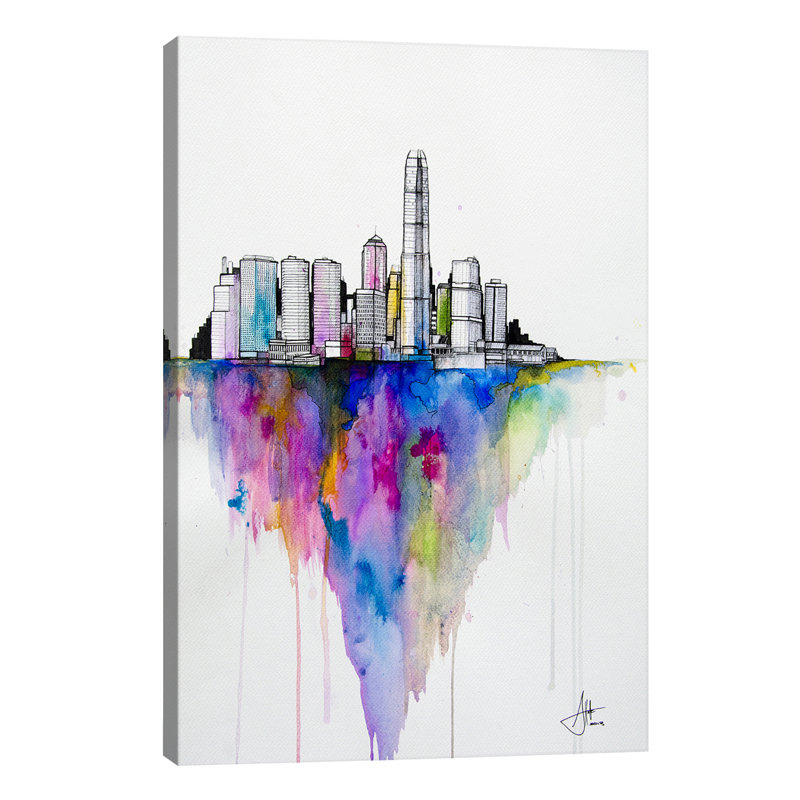 Monolith II by Marc Allante - Wrapped Canvas Painting, 101.6 cm H x 66.04 cm W x 1.91 cm D