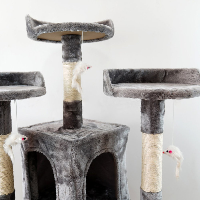 Meuble d'escalade très grand pour chat, Gris