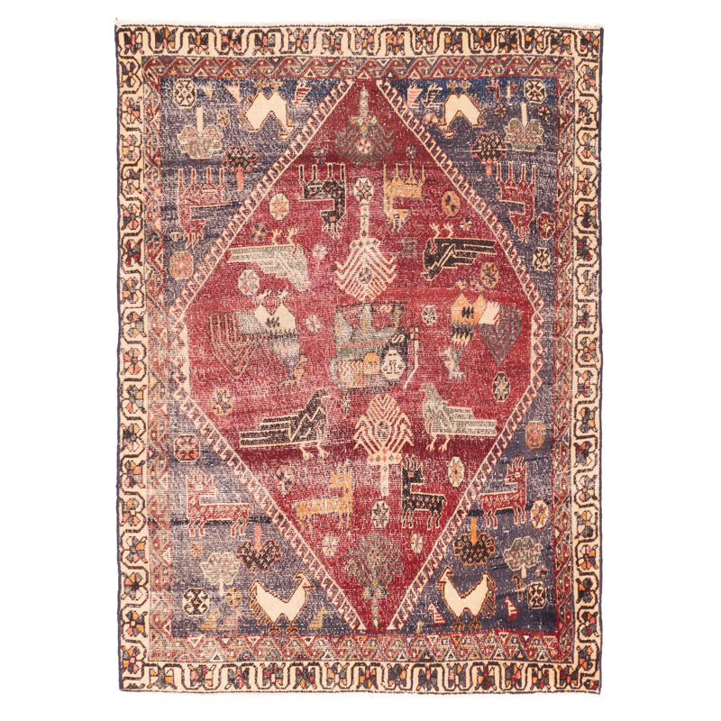 Tapis rouge Antalya 4 pi 7 po x 6 pi 4 po