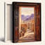 Art mural en toile Gallery Wrap pour le salon, la chambre à coucher, le bureau ou le vestibule - décoration murale décorative avec vue sur le désert-130488135-130488133