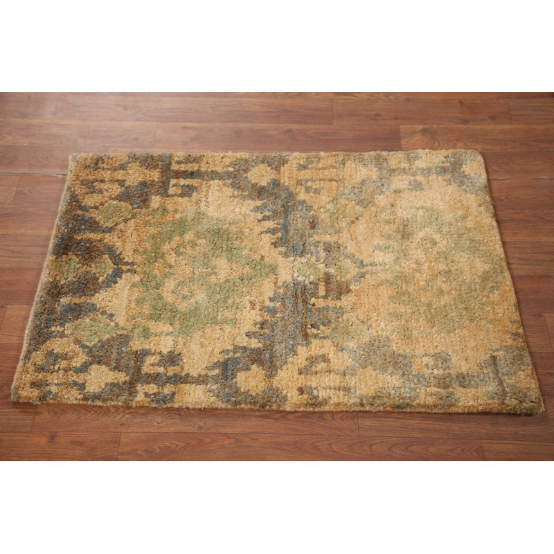 Tapis marocain abstrait pour vestibule 2x3