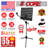 5 Core Music Stand 2 in 1 Height Adjustable Heavy Duty Sheet Music Stands w Detachable Mic Holder