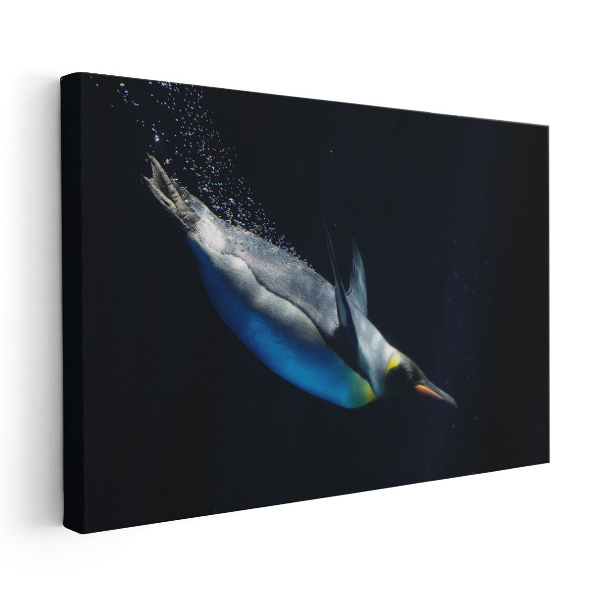 Rosecliff Heights Elegant Emperor Penguin Underwater - Canvas Print Wall  Art | Wayfair, image size:1200x1200