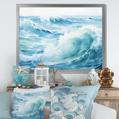 " Blue Ocean In Motion Scenery IV "