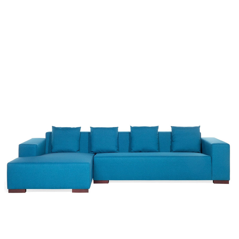 Cronin 4 Seater Corner Sofa , Right, Purple
