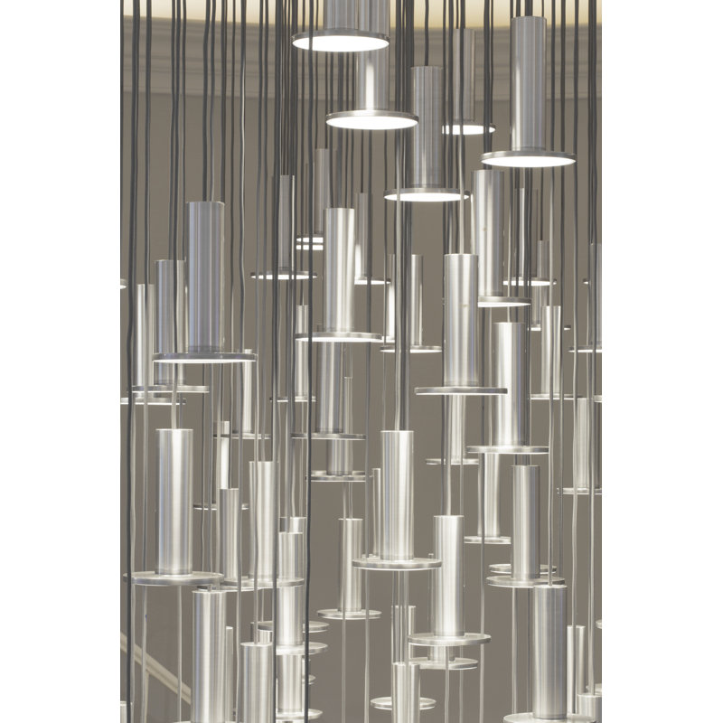 Cielo Hight Bright 3 Pendant Chandelier, Silver, 1 Plus 